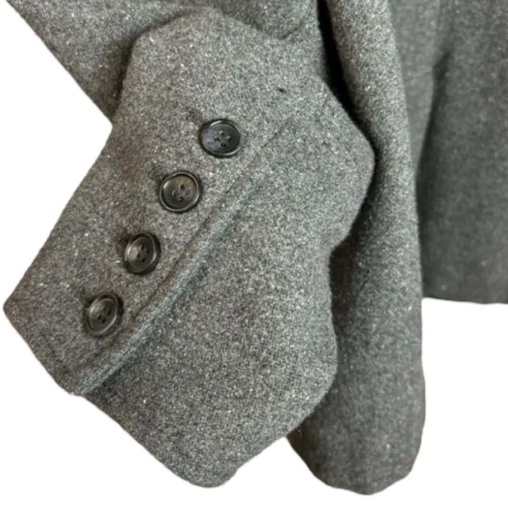 🥳 3/$26 BKE Military Style Wool Blend Jacket Gray Large - Picture 8 of 15